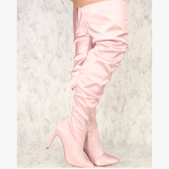 Pointy Thigh High Boots - Picture 3 of 4